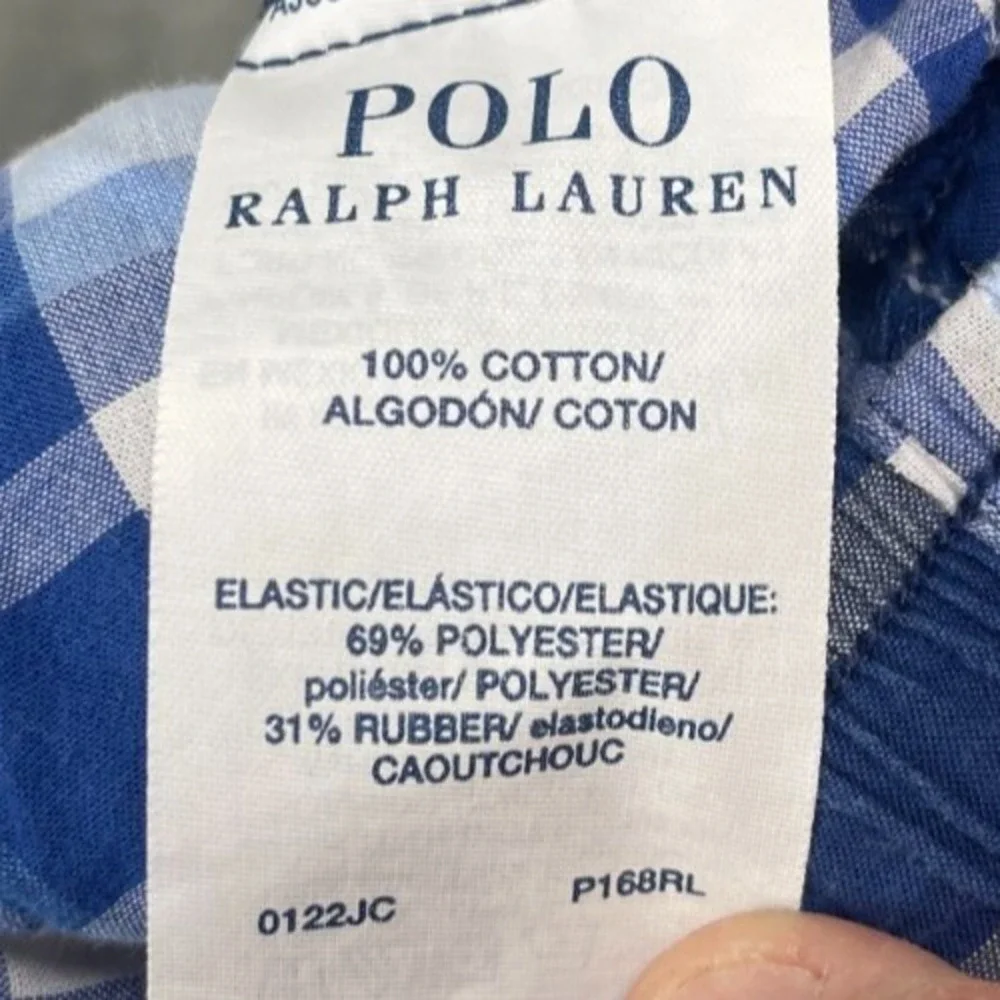 Polo Ralph Lauren Sleepwear Mens Lounge Pants L Blue‎ Plaid